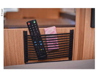 KIIPER-Mini set di reti portaoggetti da 3 pezzi, per larghezza di installazione 200 mm, foderate in nero