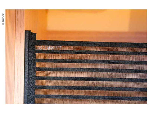 KIIPER-Mini set di reti portaoggetti da 3 pezzi, per larghezza di installazione 200 mm, foderate in nero
