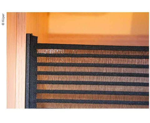 KIIPER-Mini set di reti portaoggetti 4 pezzi, per larghezza di installazione 400 mm, foderate in nero
