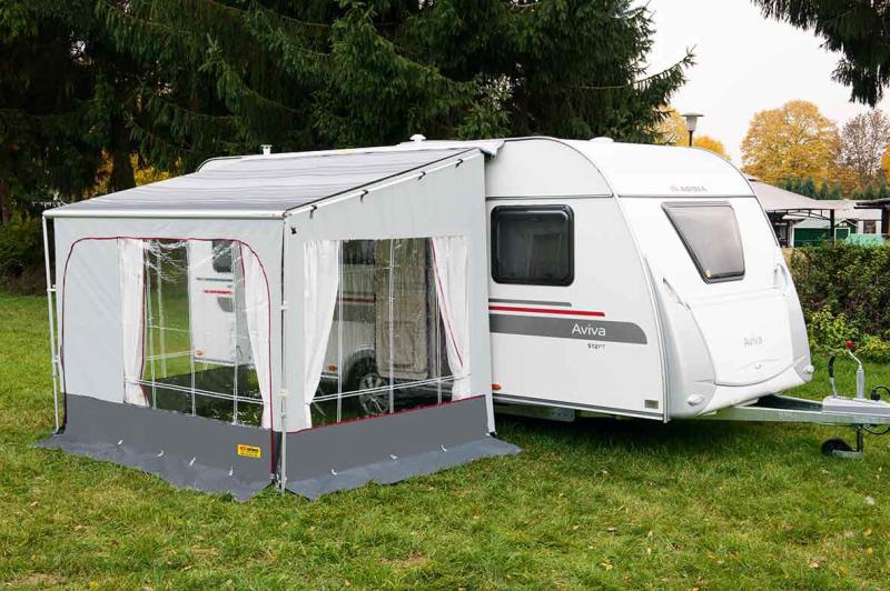 Vorhang f.Vorderwand Fiamma Caravanstore 410 weiß - für 47565