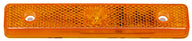Luce di posizione laterale a LED, 12V 0,6W, gialla, cavo da 250 mm, IP67