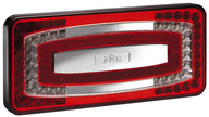Luce multifunzione a LED, 9-32 V, rossa, cavo da 500 mm, IP67