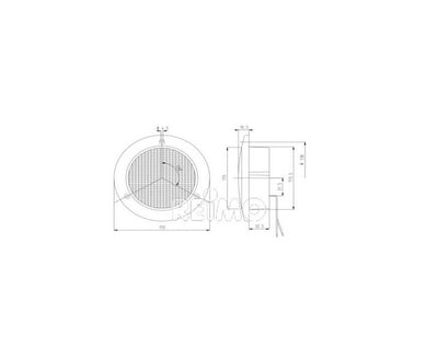 LED-Blinker, 12V, 3/W gelb IP67 500 mm Kabel