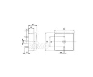 LED-Blinkleuchte 12V, 5W IP67 500 mm Kabel klar