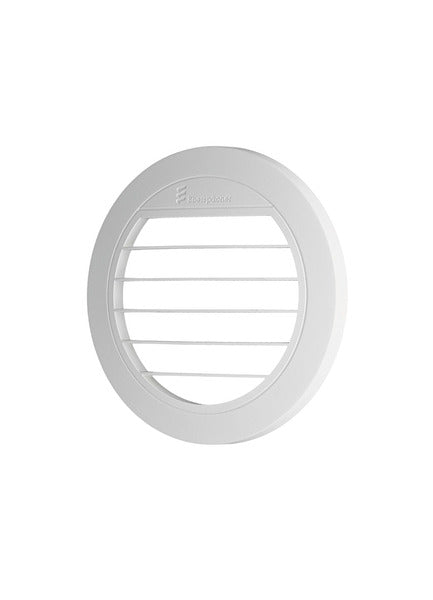 Bocchetta piatta 0° per riscaldatore ausiliario Airtronic D2, Ø50/60mm, bianco