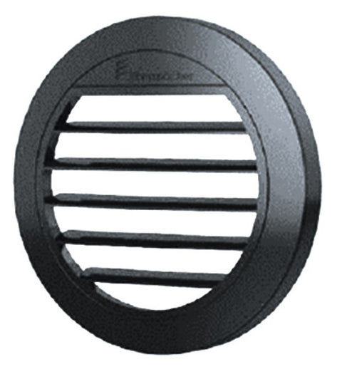 Bocchetta piatta 30° per riscaldatore ausiliario Airtronic D2, Ø50/60mm, nero