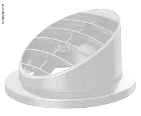 Presa d'aria alta 30° per riscaldatore da parcheggio. Airtronic D2, Ø50/60mm, bianco