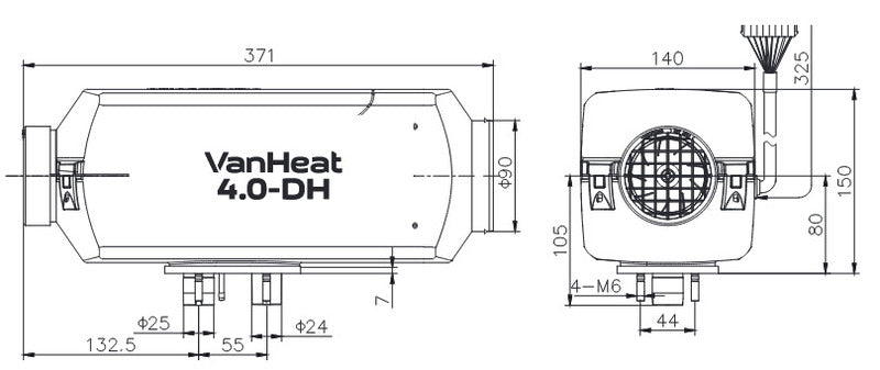 Carbest VanHeat 4.0-DH Diesel Standheizung - 4 KW