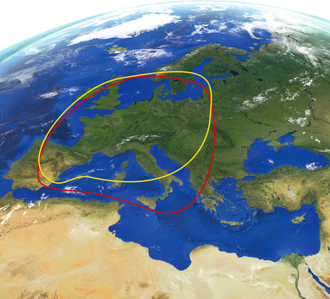 Antenna piatta satellitare Caro Vision senza ricevitore