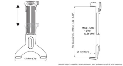 ROKK - Halter für Tablet