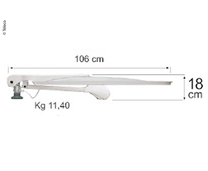 Sat-Anlage Voyager Digimatic 65 mit DSF90E/HD und Mast