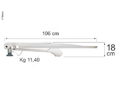 Sat-Anlage Voyager Digimatic 65 mit DSF90E/HD und Mast