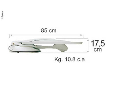 Sat-Anlage FlatSat Skew Easy Smart 65