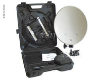 Parabola satellitare standard, in custodia da campeggio Megasat