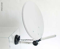 Parabola satellitare standard, in custodia da campeggio Megasat
