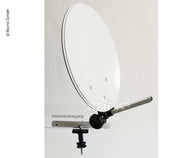 Parabola satellitare standard, in custodia da campeggio Megasat
