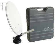 Parabola satellitare standard, in custodia da campeggio Megasat
