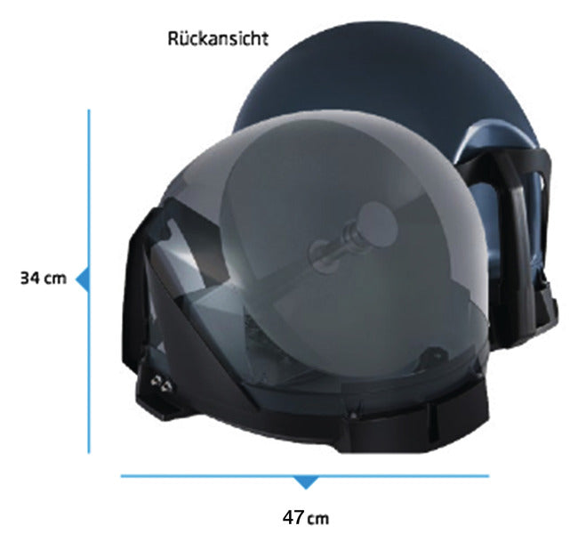 Tragbare Sat-Antenne mit automatischer Ausrichtung