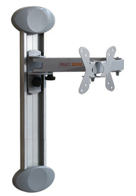 TV-Halter Wandhalter silber, mit Höhenverstellung