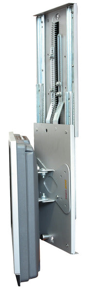 Support TV, extensible vers le bas, argent