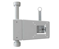Support TFT, rotatif + inclinable, droit avec éclairage LED bleu