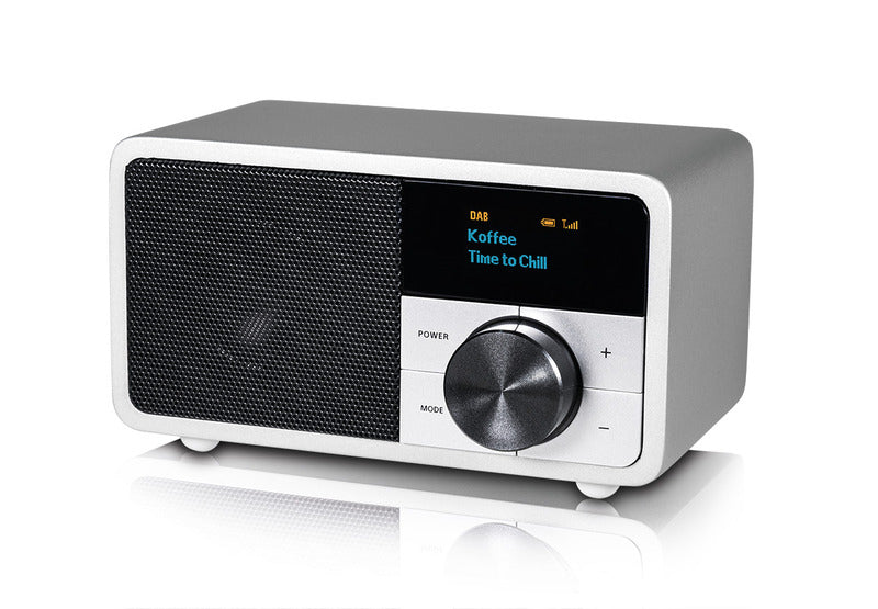 DAB+/FM-Radio silber