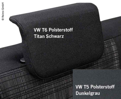 Bezug Kopfstütze Schlafsitzbank V3100 VWT6/5 Aufpreis 3 Stück Titan oder grau