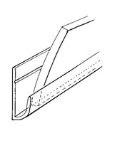 Profilo terminale in alluminio 3-4mm