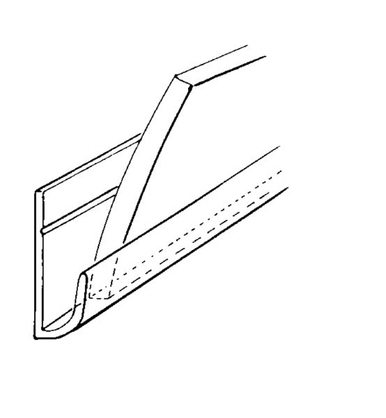 Abschlussprofil Aluminium 3-4mm