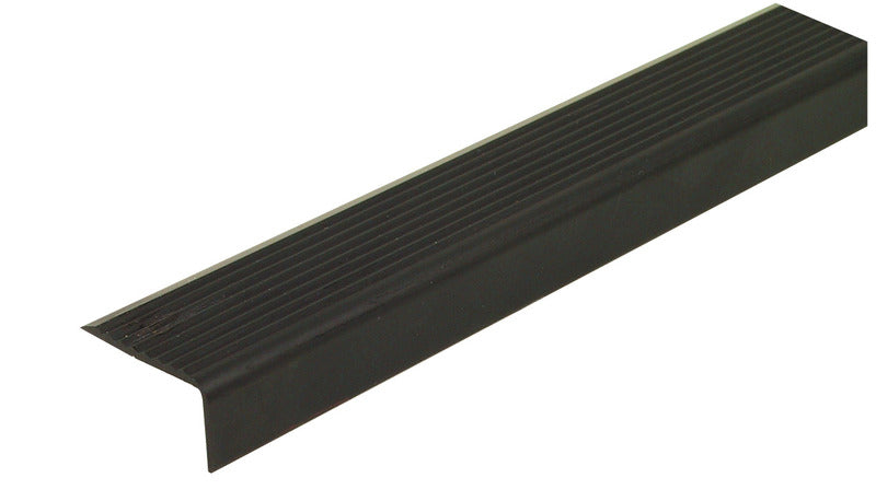 Alu-Einstiegsleiste - 25 x 15 mm - 3 m - Schwarz