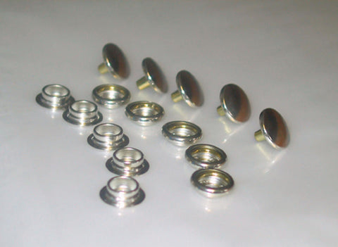 Set di bottoni automatici da avvitare, 5 pezzi