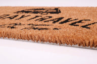 Kokosmatte mit Druck, HOLIDAY TRAVEL, 50x25 cm