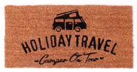 Kokosmatte mit Druck, HOLIDAY TRAVEL, 50x25 cm