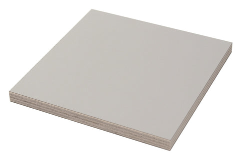 Pannello multistrato di pioppo grigio chiaro, 1/4 pannello