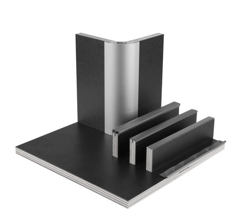Pannello per mobili in compensato di pioppo metallizzato "Pearl"
