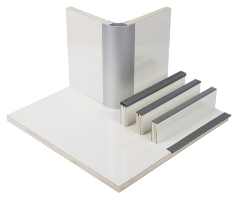 Möbelbauplatte Perlmutt Hochglanz - HPL-Schichtstoff