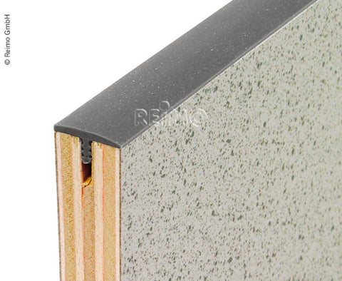 Bordure en T standard 15 mm - gris moyen 40 m