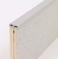 Fascia imbottita per il bordo della porta (grigio scuro)