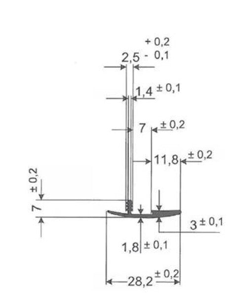 Barra antirollio grigio medio 2,2 m