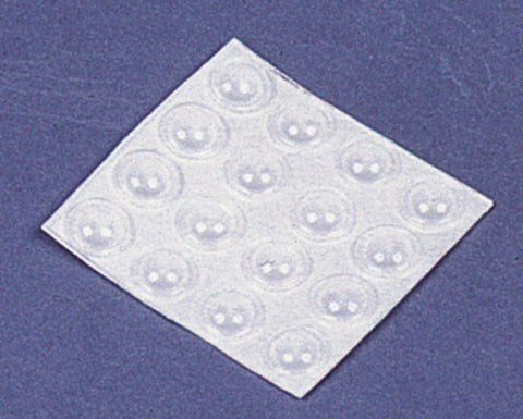 Tamponi antirumore rotondi, 8x2,2 mm, 16 pezzi