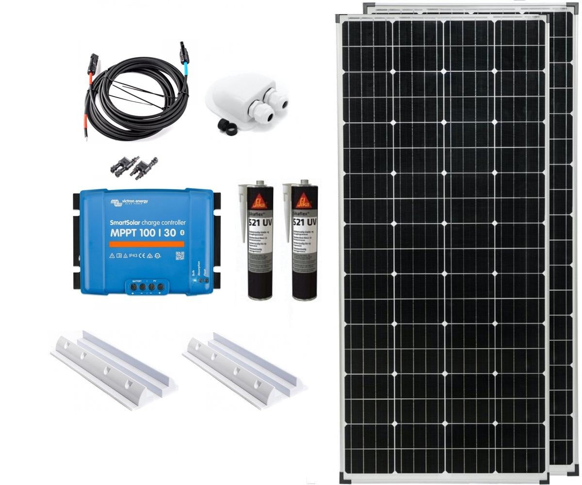 400W Solar Anlage Wohnmobil, Komplettanlagen "POWER LINE"