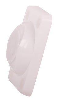 Butée de porte en plastique (blanc), magnétique, résistance : 10 kg, 2 pièces.
