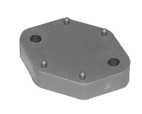Piastra distanziatrice, altezza 10 mm, grigia