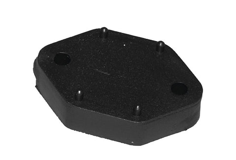 Piastra distanziatrice, altezza 10 mm, nera