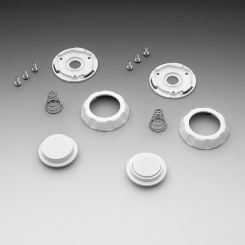 Fermaporta magnetico bianco