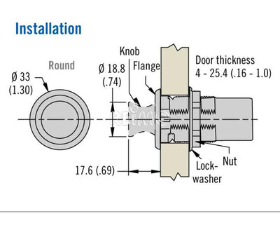 Push-Lock Kleiderhaken