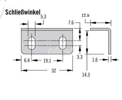 Drehpushlock, Einloch 1,2