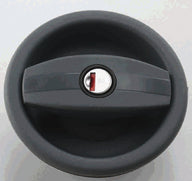 Serrure de porte CARAVAN droite, noir/noir
