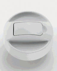 Serrure de réservoir avec capuchon de verrouillage blanc sans cylindre ni clé