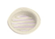 Grille de ventilation pour meuble ronde 32 mm (crème)